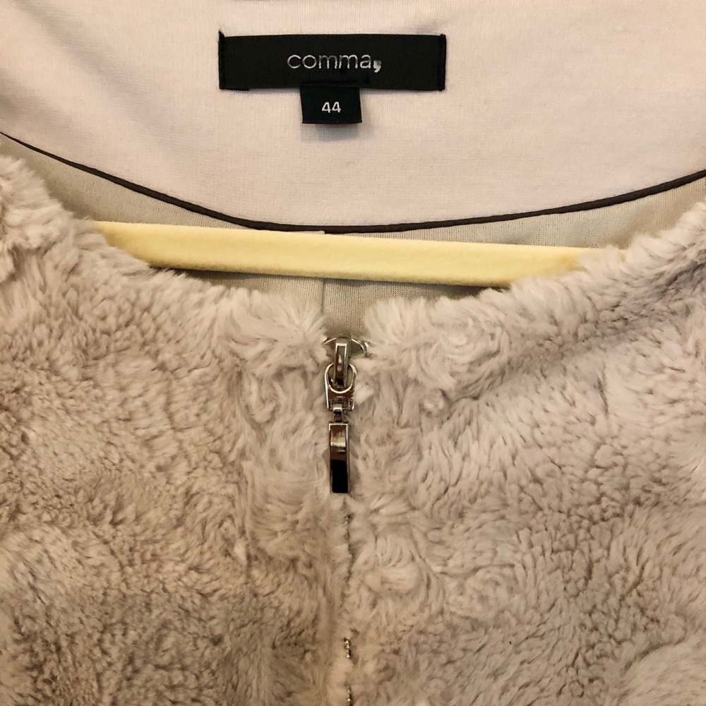 COMMA Brand Dusty Pink "Fur" Jacket - Picture 5 of 7